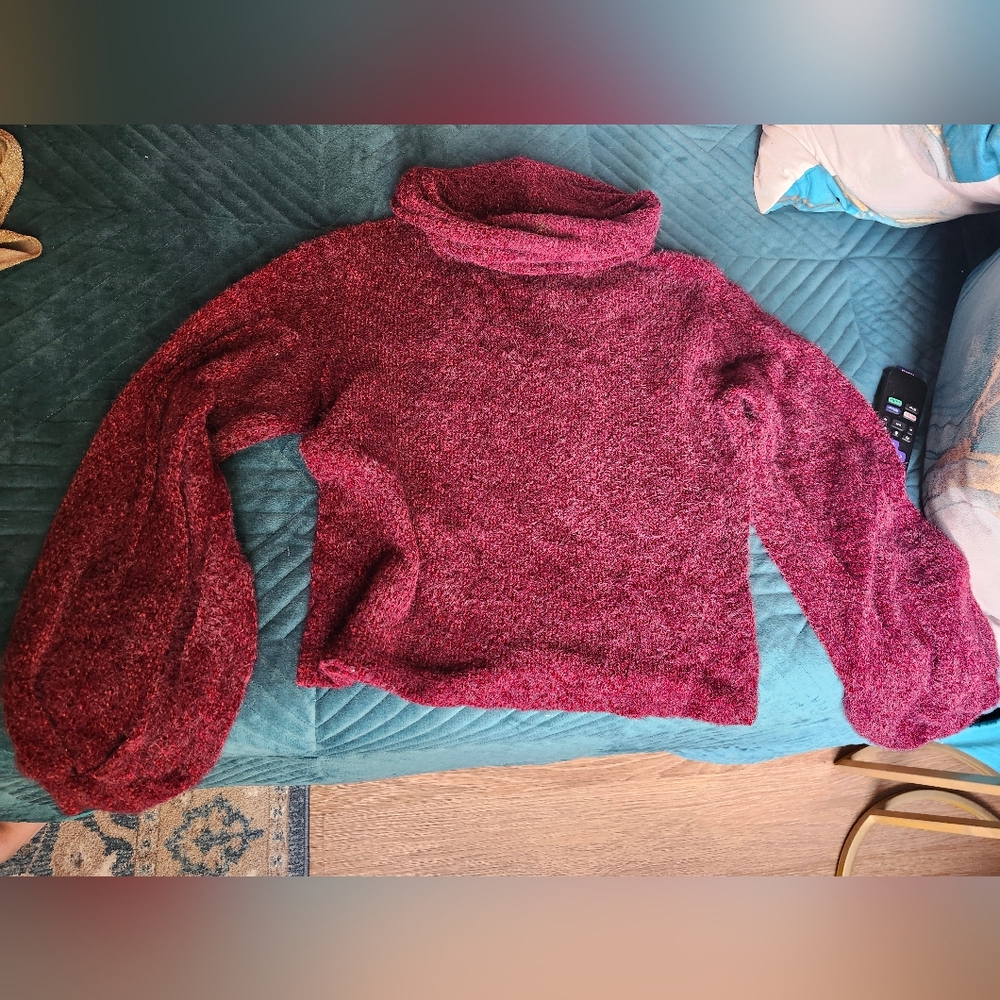 Cozy Red Sweater